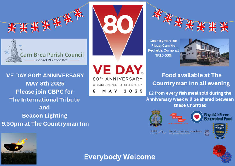 VE Day 80th Anniversary Celebration Poster